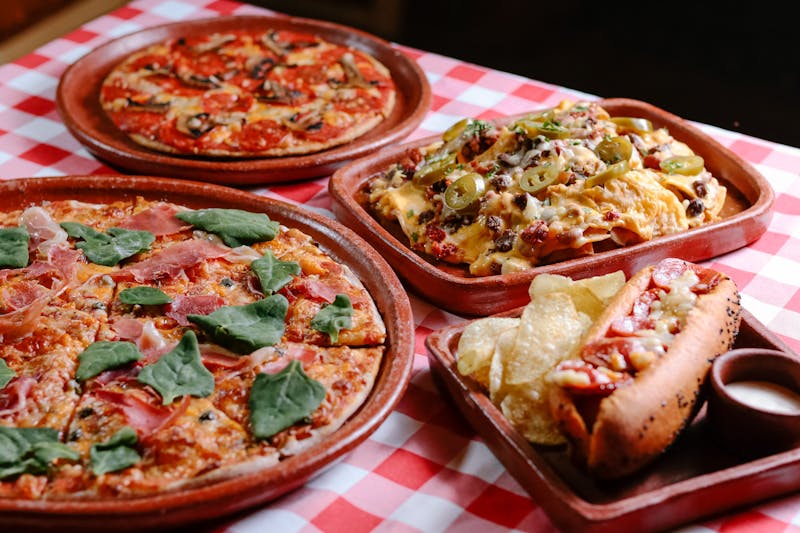 Meat Lovers Ranch pizza piled high with pepperoni, sausage and bacon
